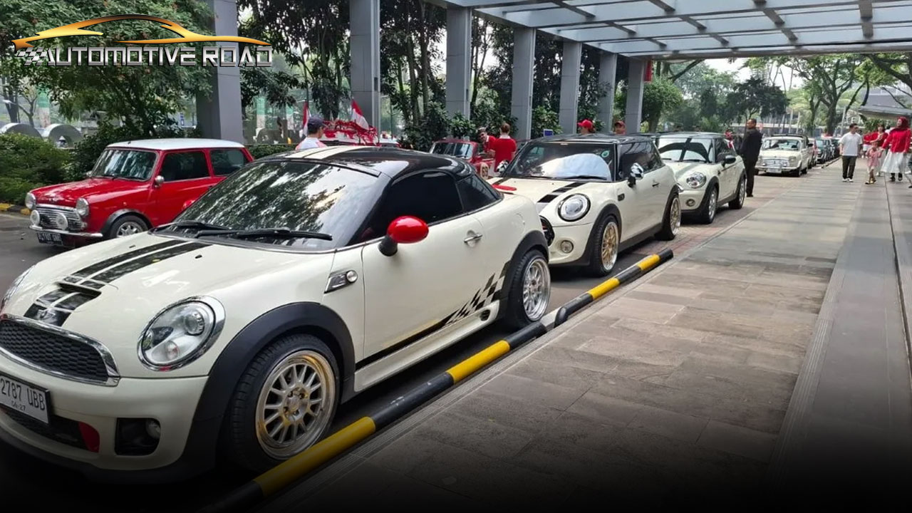 Kemeriahan HUT RI ke-79 Ratusan Mini Cooper Konvoi Memeriahkan BSD City