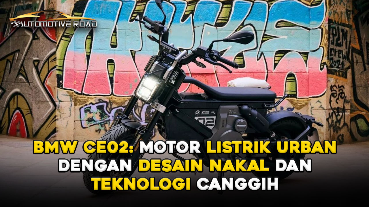 BMW CE02: Motor Listrik Urban dengan Desain Nakal dan Teknologi Canggih