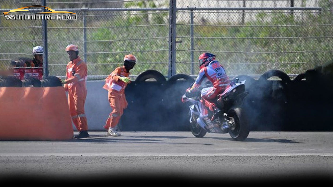 Motornya Rusak Marquez Ungkap Usai Terbakar APAR yang Dipakai Tak Sesuai