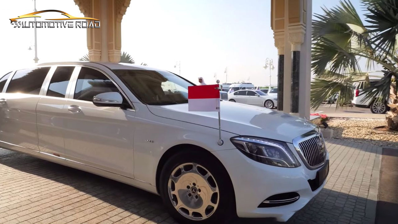 Mobil Mewah Menjemput Prabowo di Abu Dhabi